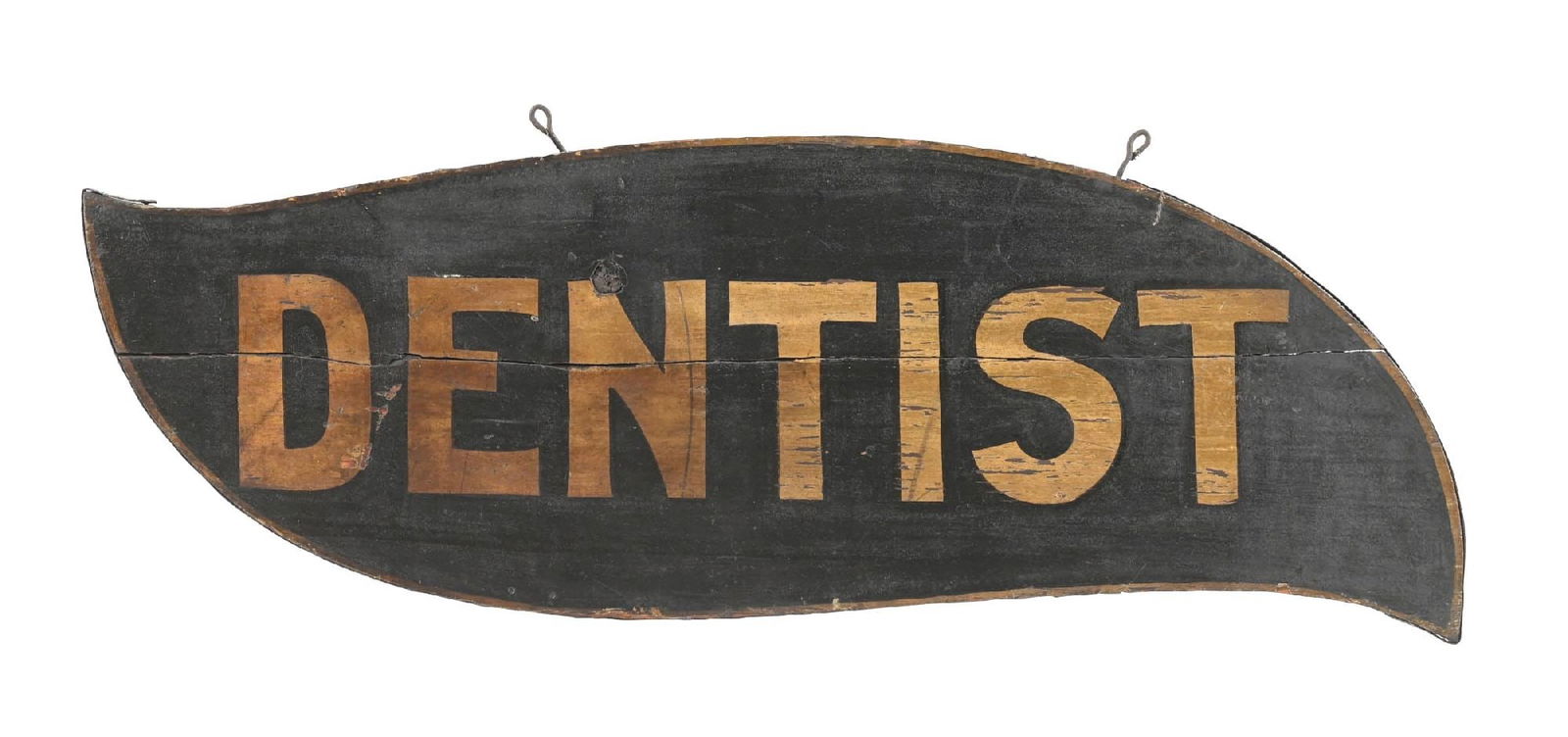 DENTIST WOODEN TRADE SIGN (1 of 2)
