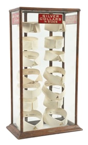 COUNTRY STORE "SILVER COLLARS" DISPLAY CASE