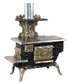 CAST IRON SALESMAN SAMPLE BUCKS JR. 2 STOVE