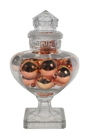 GREEK KEY APOTHECARY JAR