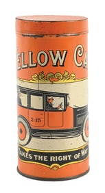 YELLOW CAB CIGAR TIN
