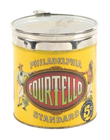 5¢ PHILADELPHIA COURTELLO STANDARD CIGAR TIN