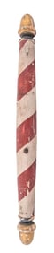 ORIGINAL FOLK ART BARBER POLE