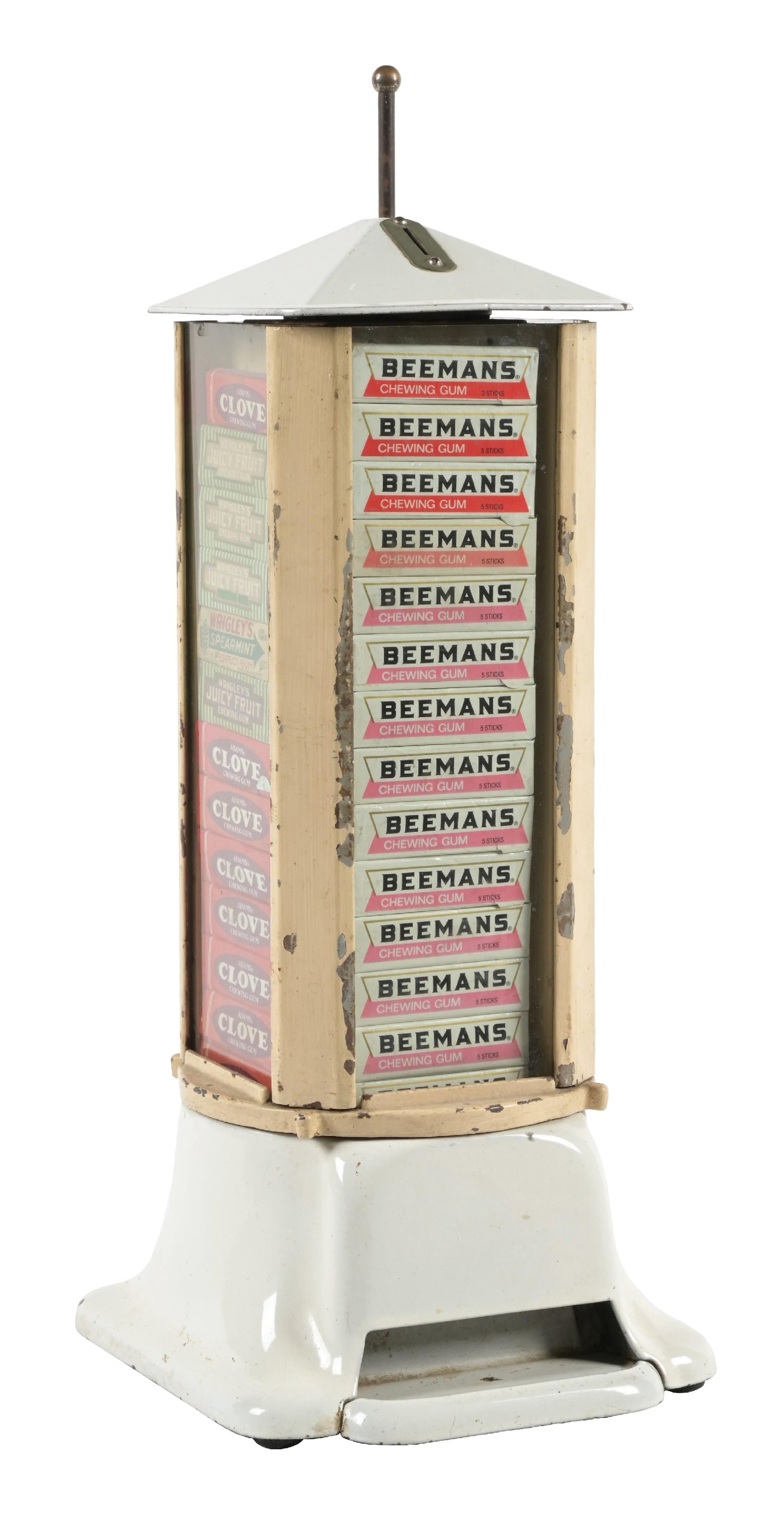 5¢ NORTHWESTERN PACKAGED GUM VENDING MACHINE (1 of 4)