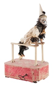 FEMALE CLOWN ACROBAT MUSICAL AUTOMITON