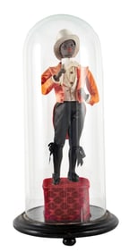 RARE MUSICAL DAPPER GENTLEMAN "SMOKER" AUTOMATON