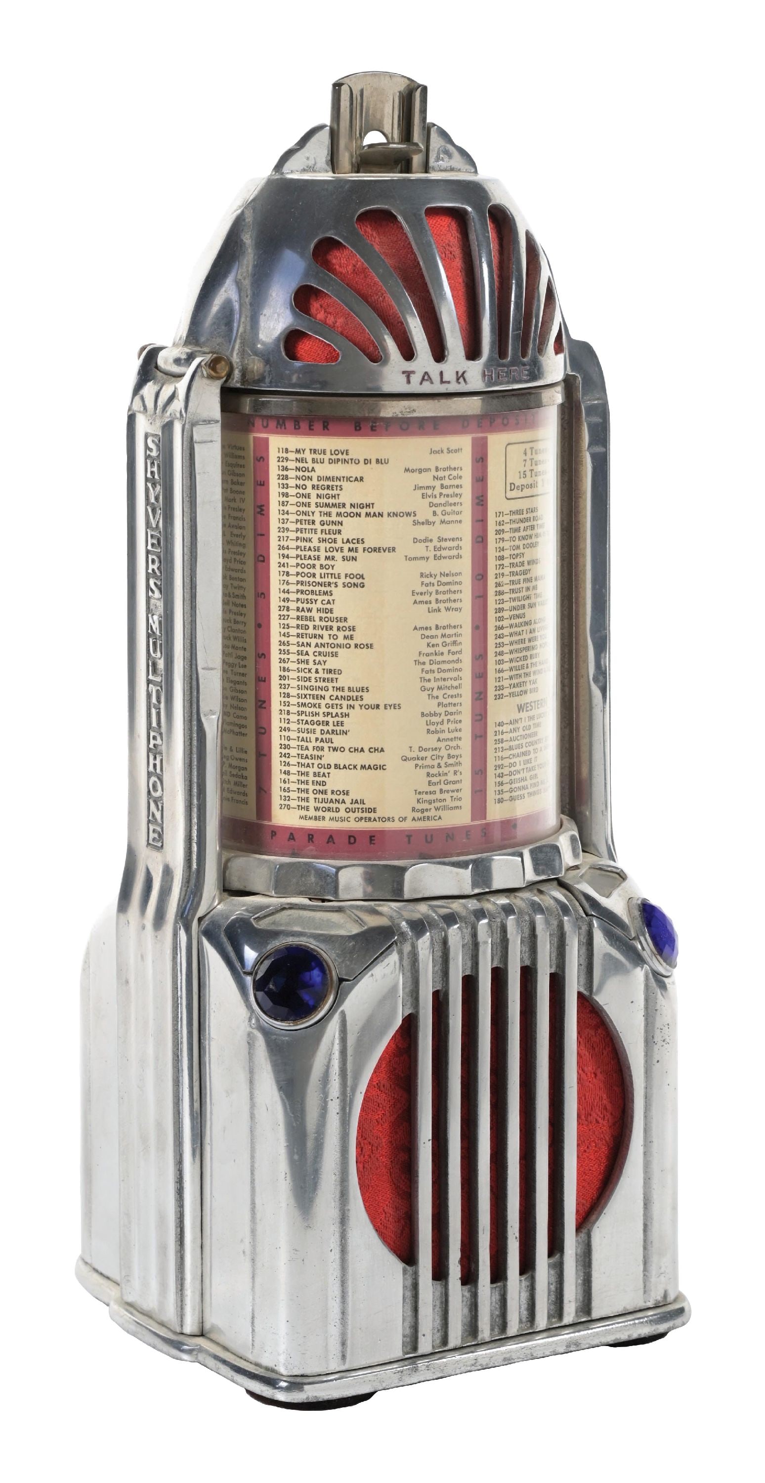 SHYVERS MULTIPHONE JUKEBOX REMOTE SELECTOR AND SPEAKER (1 of 4)