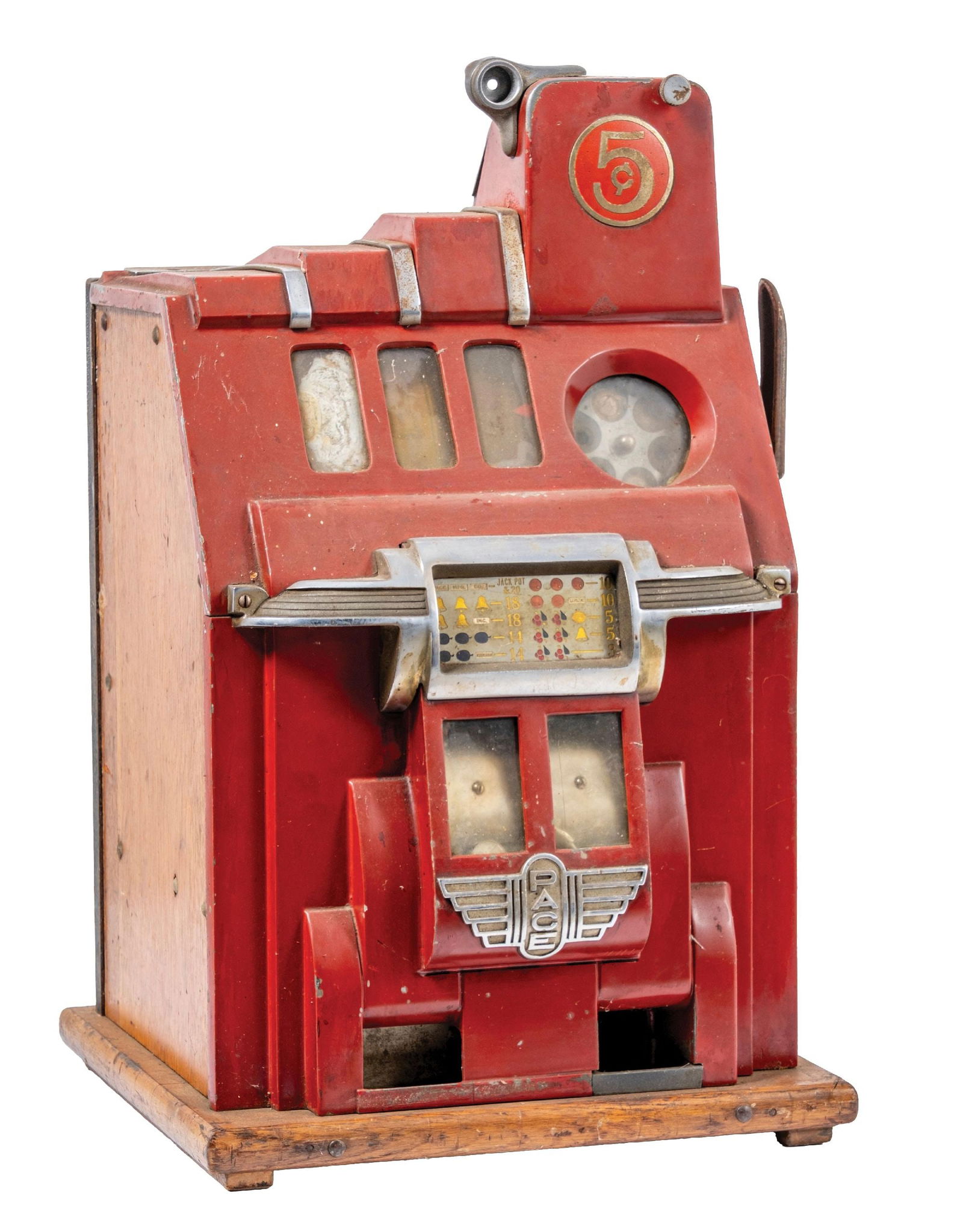 5¢ PACE BELL SLOT MACHINE (1 of 5)