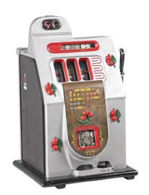 5¢ MILLS BLACK CHERRY SLOT MACHINE