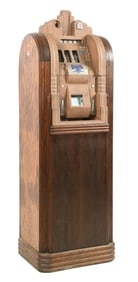 25¢ MILLS NOVELTY CO. EXTRAORDINARY CONSOLE SLOT MACHINE