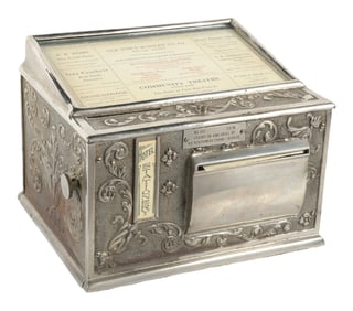 CAAST IRON HOTEL STATIONERY IN ENVELOPE ADVERYISING DISPLAY
