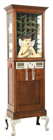 1¢ MILLS NOVELTY CO. CUPID'S POST OFFICE FORTUNE TELLER PENNY ARCADE MACHINE
