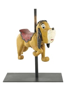 VINTAGE CHILDRENS CAROUSEL DOG FIGURE