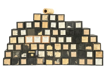 DOLLECTION OF 70 WURLITZER PLAYER PIANO ROLLS