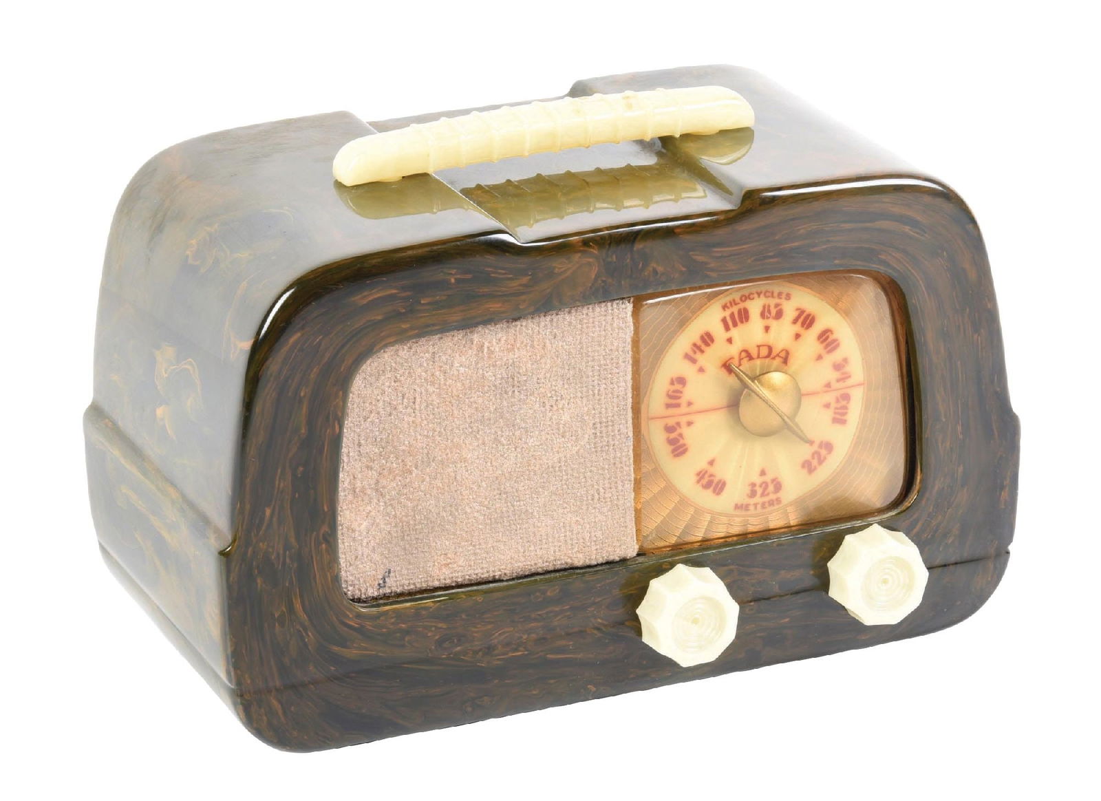 FADA MODEL 711 RADIO IN BLUE CATALIN AND IVORY TRIM (1 of 6)