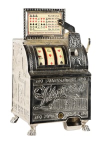 5¢ MILLS NOVELTY CO. LIBERTY BELL GUM-FRUIT SLOT MACHINE
