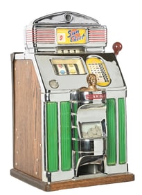 5¢ JENNINGS SUN CHIEF SLOT MACHINE