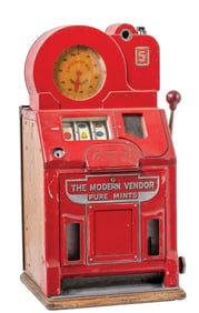 5¢ JENNINGS "THE MODERN" VENDOR SLOT MACHINE