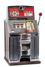 25¢ JENNINGS "GOVERNOR" SLOT MACHINE