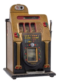 5¢ MILLS GOLDEN FALLS SLOT MACHINE