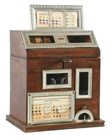WILLIAMS MFG. CO. BALL GUM BELL FRUIT TRADE STIMULATOR