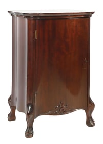 ORIGINAL MAHOGANY DISC MUSIC BOX STAND