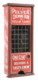 1¢ PULVER TOO-CHOOS TAB GUM VENDING MACHINE
