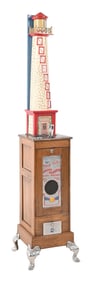 1¢ GLOBE AMUSEMENT MACHINE CO. GRIP TEST & MUSCLE DEVELOPER
