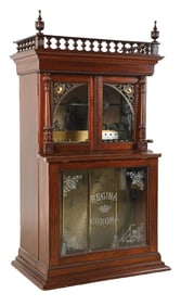 REGINA CORONA STYLE 33 ORCHESTRAL AUTO DISC MUSIC BOX
