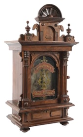 GERMAN SYMPHONION 12" VERTICAL COIN-OPERATED MUSIC BOX