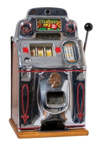 5¢ JENNINGS STANDARD CHIEF SLOT MACHINE