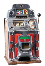 10¢ JENNINGS CLUB CHIEF "CHINESE FRONT" SLOT MACHINE