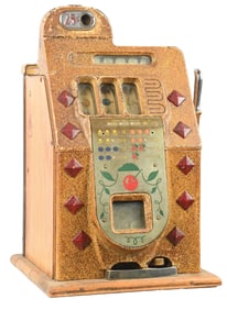25¢ MILLS NOVELTY CO. DIAMOND FRONT SLOT MACHINE