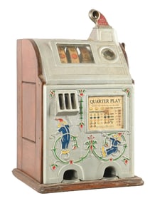 25¢ JENNINGS DUTCH BOY SLOT MACHINE