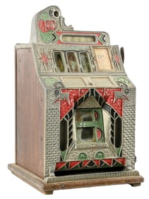 5¢ MILLS NOVELTY CO. 2-COLUMN VENDER SLOT MACHINE