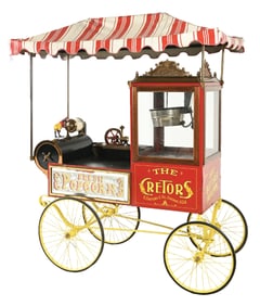THE CRETORS & CO. RESTORED POPCORN STREET WAGON