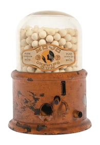 1¢ ROTH & LANGLE "MO-JO" GUMBALL VENDING MACHINE