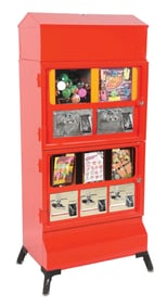 25¢ VICTOR 5-SELECTION VENDING MACHINE