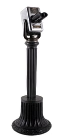 10¢ GLOBE HIGH - POWER BINOCULARS WITH PEDESTAL BASE