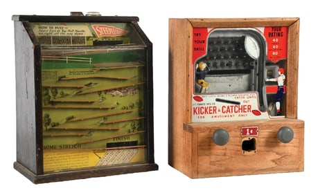 PAIR OF COUNTERTOP SKILL GAMES