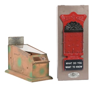 A PAIR OF COUNTERTOP GAMES: WEE & GEE AND LUCKY COIN TOSSER