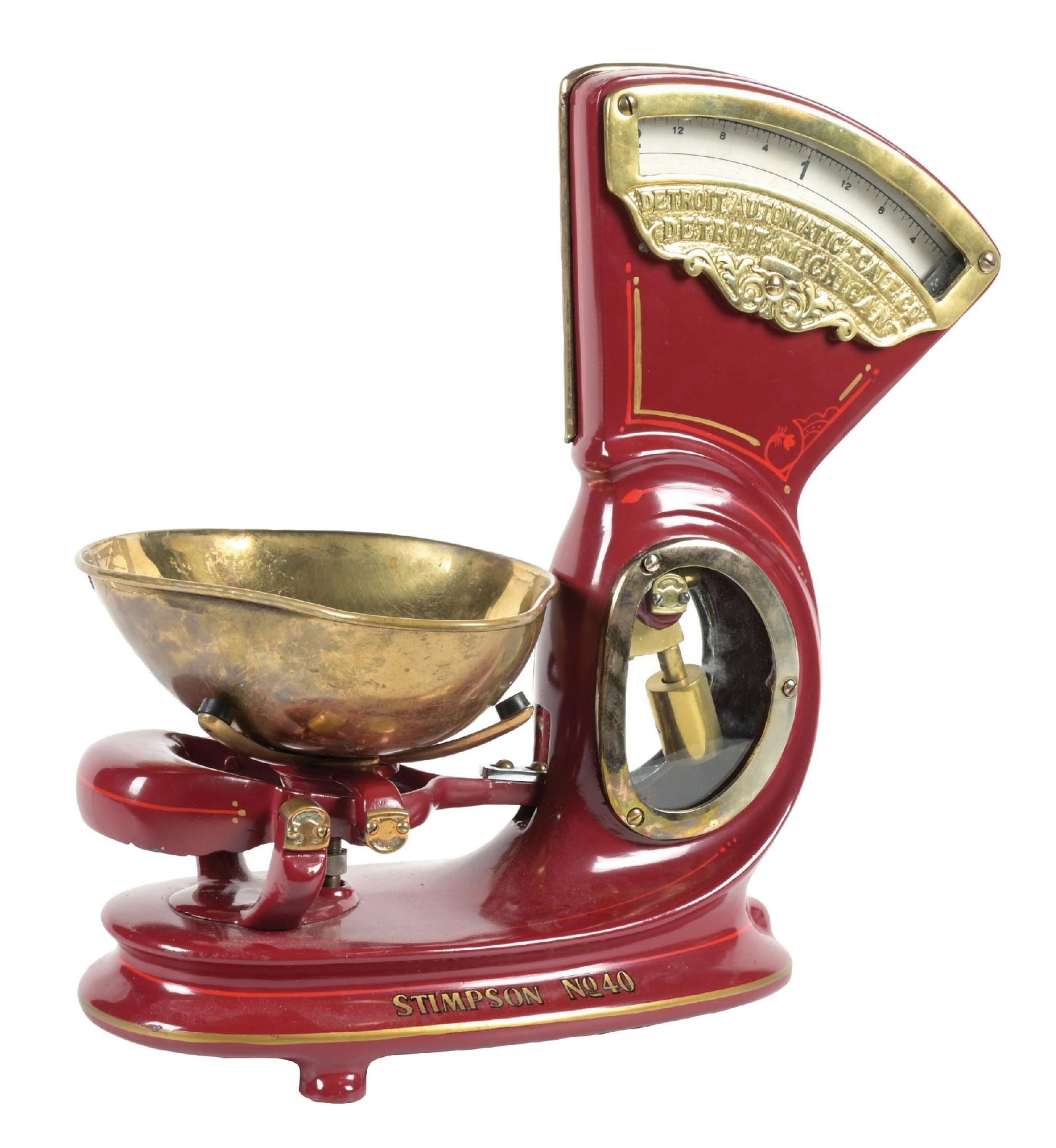 DETROIT AUTOMATIC SCALE CO. MODEL 40 CANDY SCALE (1 of 4)