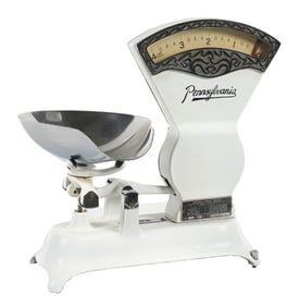 PORCELAIN PENNSYLVANIA CANDY SCALE