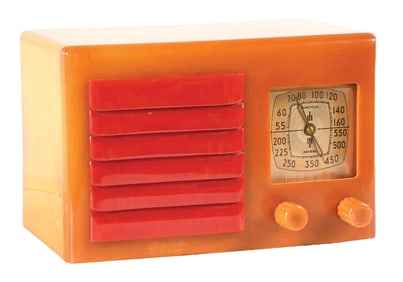 FADA 5F60 RADIO CABINET IN YELLOW CATALIN