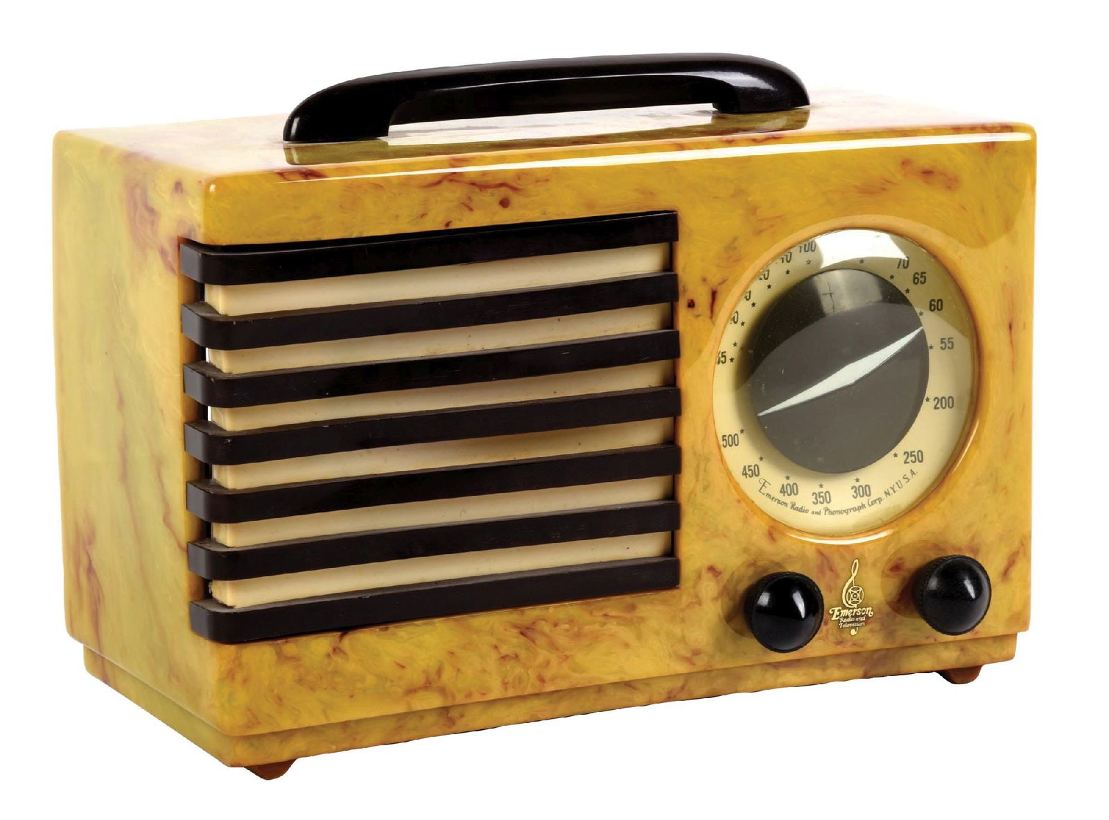 EMERSON 400 ARISTOCRAT RADIO IN GREEN CATALIN (1 of 5)
