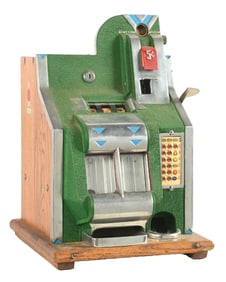 5¢ MILLS NOVELTY CO. QT CHEVRON SLOT MACHINE