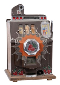 5¢ MILLS CHERRY SLOT MACHINE