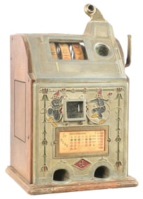 5¢ O.D. JENNINGS & CO. DUTCH BOY GUM VENDING SLOT MACHINE
