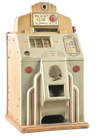5¢ O.D. JENNINGS & CO. VICTORY CLUB SLOT MACHINE