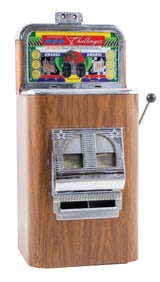 5¢ JENNINGS "CHALLENGER" CONSOLE SLOT MACHINE